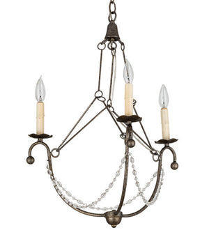 2nd Avenue - 48259-930R - Three Light Chandelier - Kaitlynn - Corinth