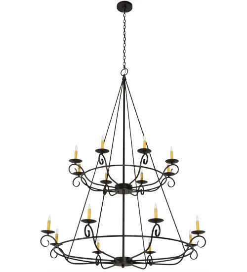 2nd Avenue - 48259-917 - 16 Light Chandelier - Estrella - Textured Black