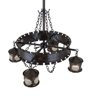 2nd Avenue - 36303-5 - Four Light Chandelier - Antique Gothic - Gothic Gold