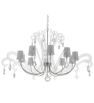 2nd Avenue - 64600-1 - Ten Light Chandelier - Lienz - Brushed Stainless Steel