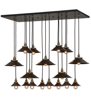 2nd Avenue - 62799-10 - 17 Light Pendant - Revival - Black