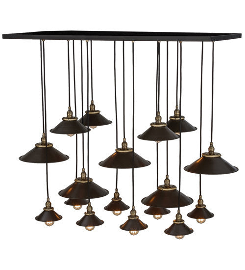 2nd Avenue - 62799-10 - 17 Light Pendant - Revival - Black