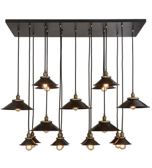 2nd Avenue - 62799-10 - 17 Light Pendant - Revival - Black