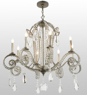 2nd Avenue - 220263-3 - Eight Light Chandelier - Lucerne - Iron Ore