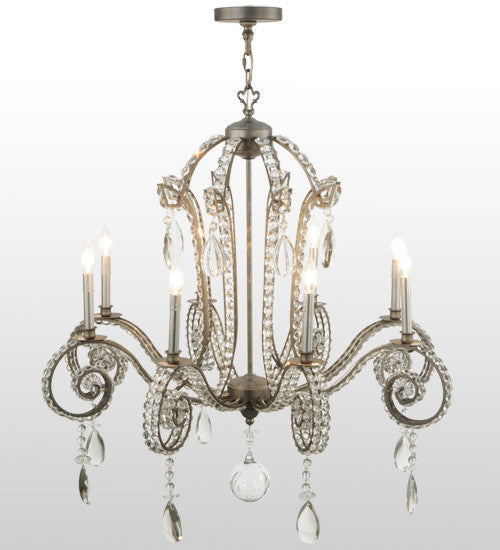 2nd Avenue - 220263-3 - Eight Light Chandelier - Lucerne - Iron Ore