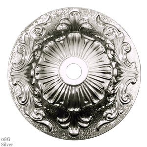 American Brass & Crystal - FM6511-A-08G-ST-HL - Five Light Semi-Flush Mount - Llydia - Silver