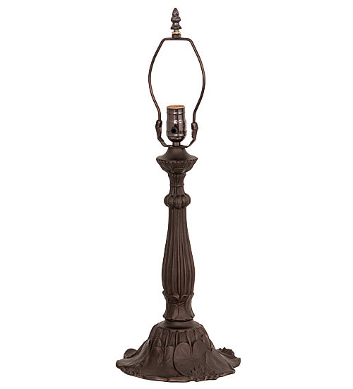 Meyda Tiffany - 158934 - One Light Table Base - Lily - Mahogany Bronze