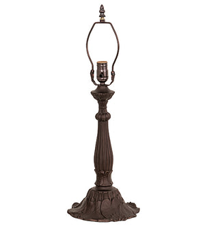 Meyda Tiffany - 158934 - One Light Table Base - Lily - Mahogany Bronze