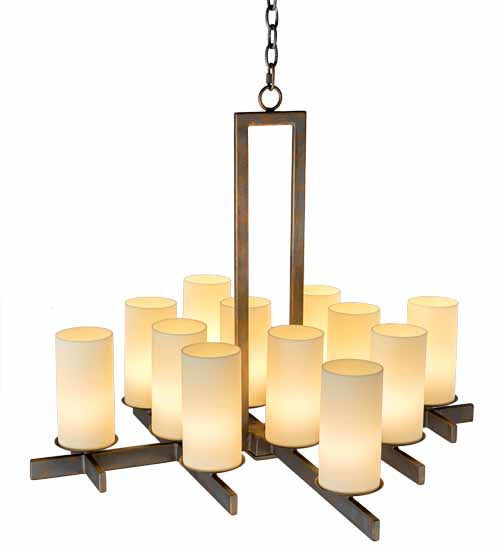 Meyda Tiffany - 183053 - 12 Light Chandelier - Dante - French Bronze