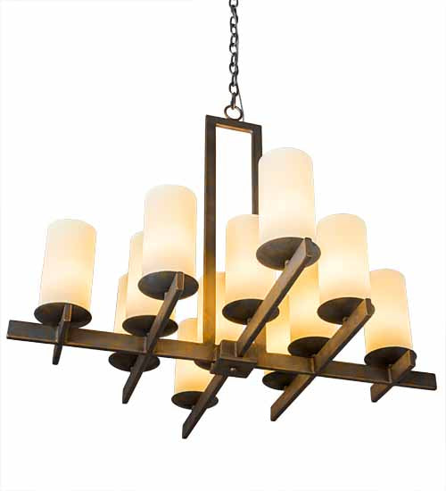 Meyda Tiffany - 183053 - 12 Light Chandelier - Dante - French Bronze