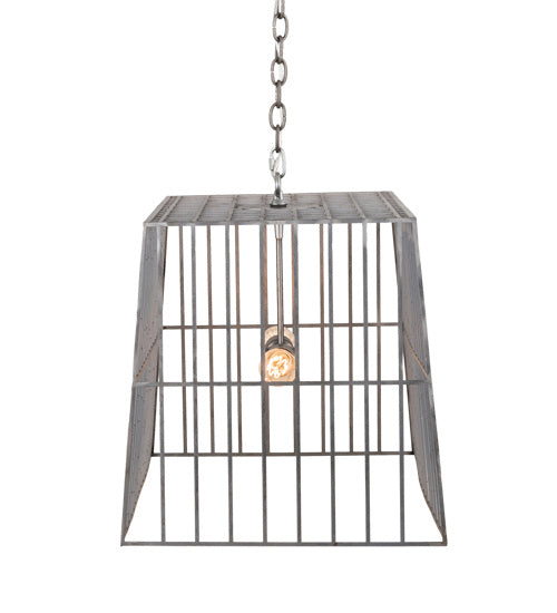 Meyda Tiffany - 189145 - Two Light Pendant - Quadrato - Matte Clear