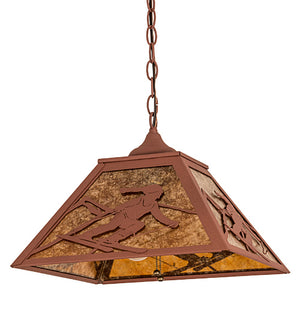 Meyda Tiffany - 190326 - Two Light Pendant - Alpine - Rust