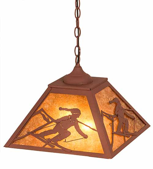 Meyda Tiffany - 190326 - Two Light Pendant - Alpine - Rust