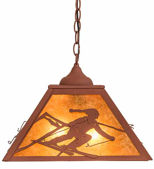 Meyda Tiffany - 190326 - Two Light Pendant - Alpine - Rust