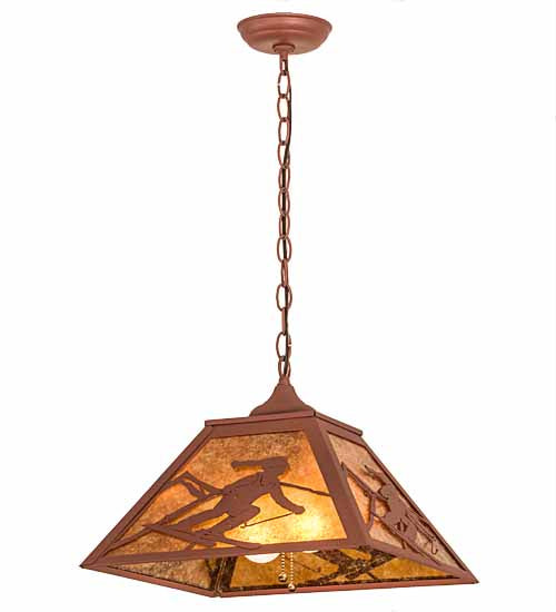 Meyda Tiffany - 190326 - Two Light Pendant - Alpine - Rust