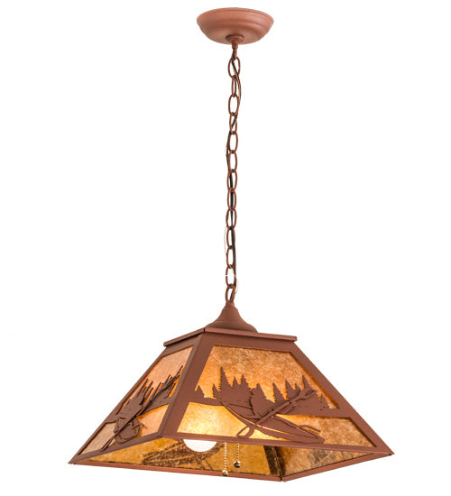 Meyda Tiffany - 190327 - Two Light Pendant - Kayaker - Rust