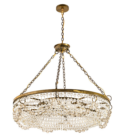 Meyda Tiffany - 192513 - 12 Light Chandelier - Sardinia - Transparent Gold