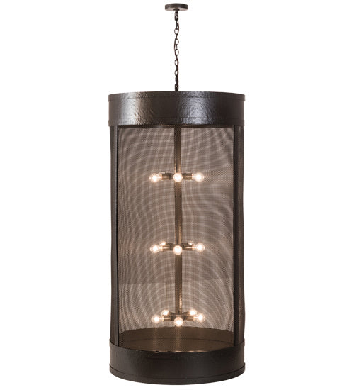 Meyda Tiffany - 192799 - 15 Light Pendant - Cilindro - Timeless Bronze