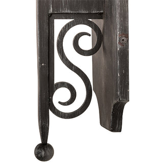 Meyda Tiffany - 194549 - One Light Wall Sconce - Toscano - Antique Iron Gate