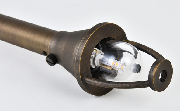 Elitco - P800 - Path Light - Chanterelle - Antique Brass