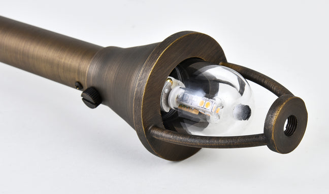 Elitco - P802 - Path Light - Chanterelle - Antique Brass