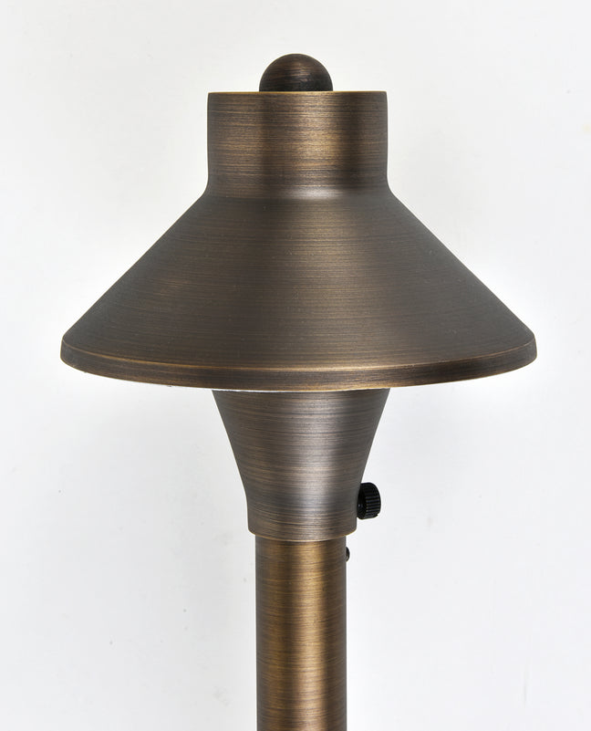 Elitco - P802 - Path Light - Chanterelle - Antique Brass