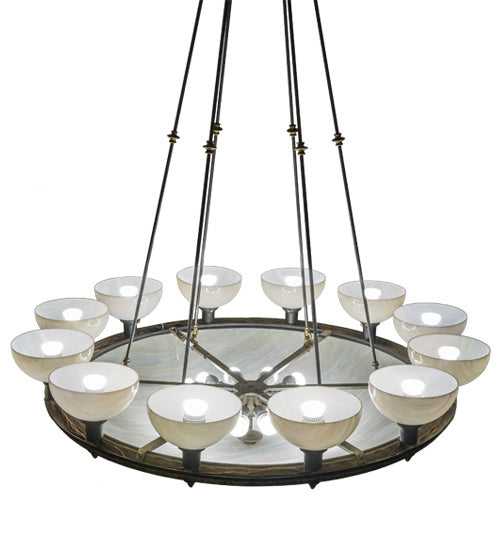 Meyda Tiffany - 198020 - 24 Light Chandelier - Whitesboro Middle School Auditorium - Black