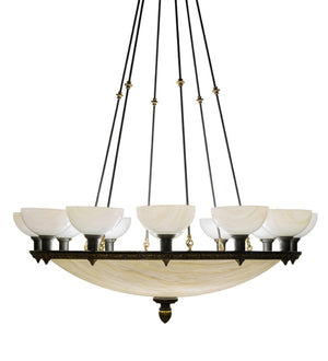 Meyda Tiffany - 198020 - 24 Light Chandelier - Whitesboro Middle School Auditorium - Black