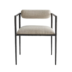 Arteriors - 4543 - Chair - Barbana - Pewter