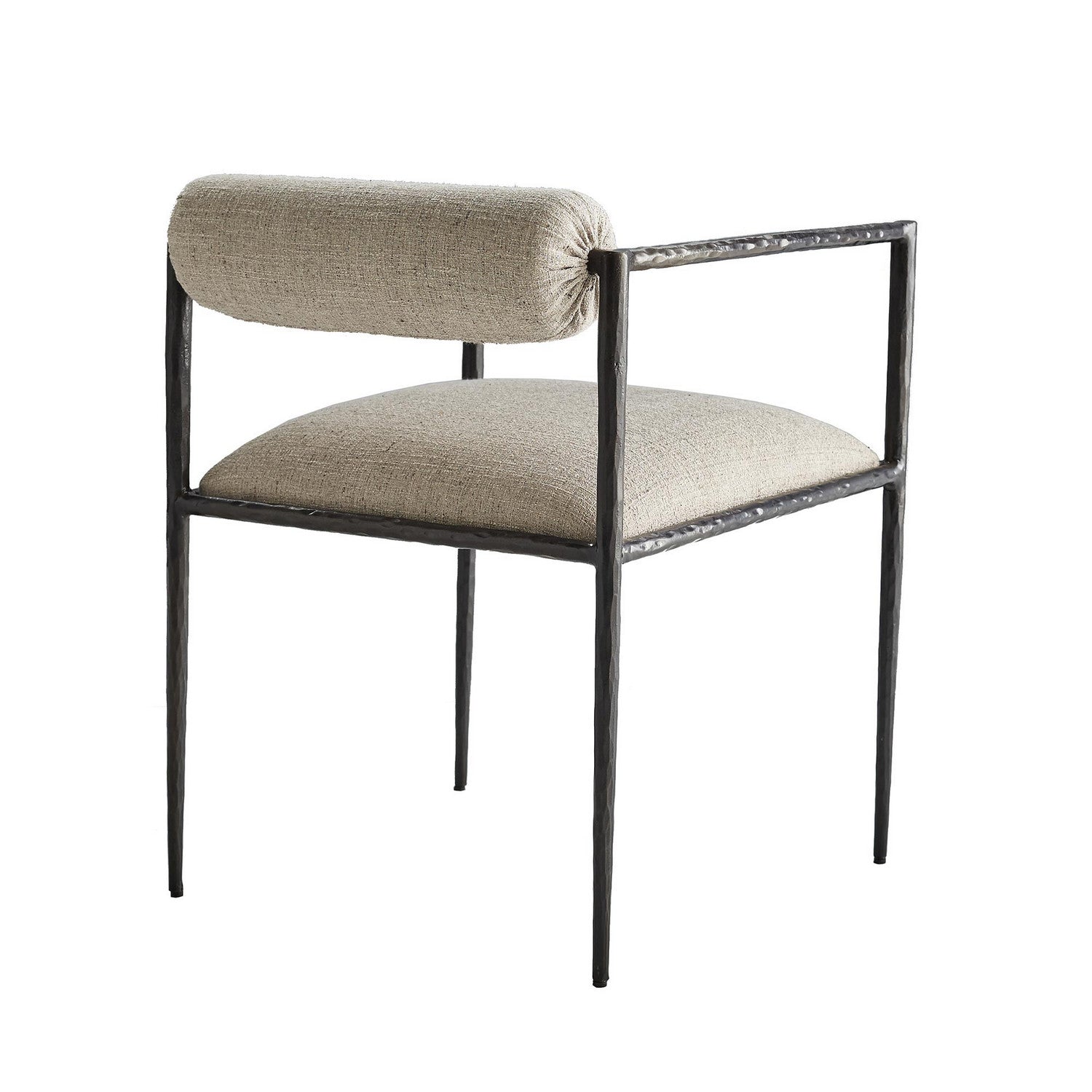 Arteriors - 4543 - Chair - Barbana - Pewter