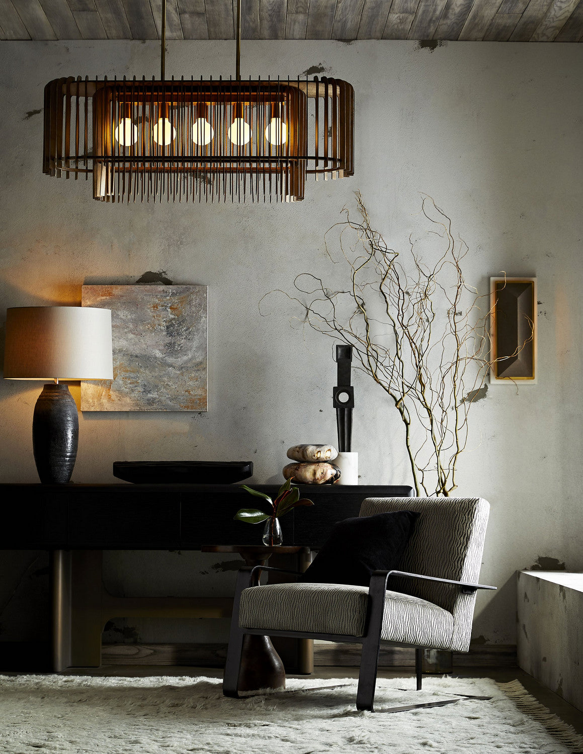 Arteriors - 4545 - Chair - Torcello - Lichen