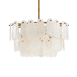 Arteriors - 89454 - Three Light Chandelier - Leon - Antique Brass