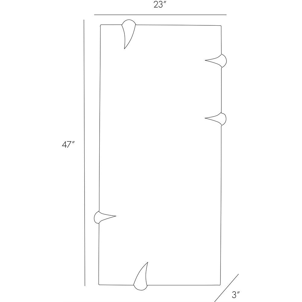 Arteriors - DD2085 - Mirror - Edged Talon - Clear