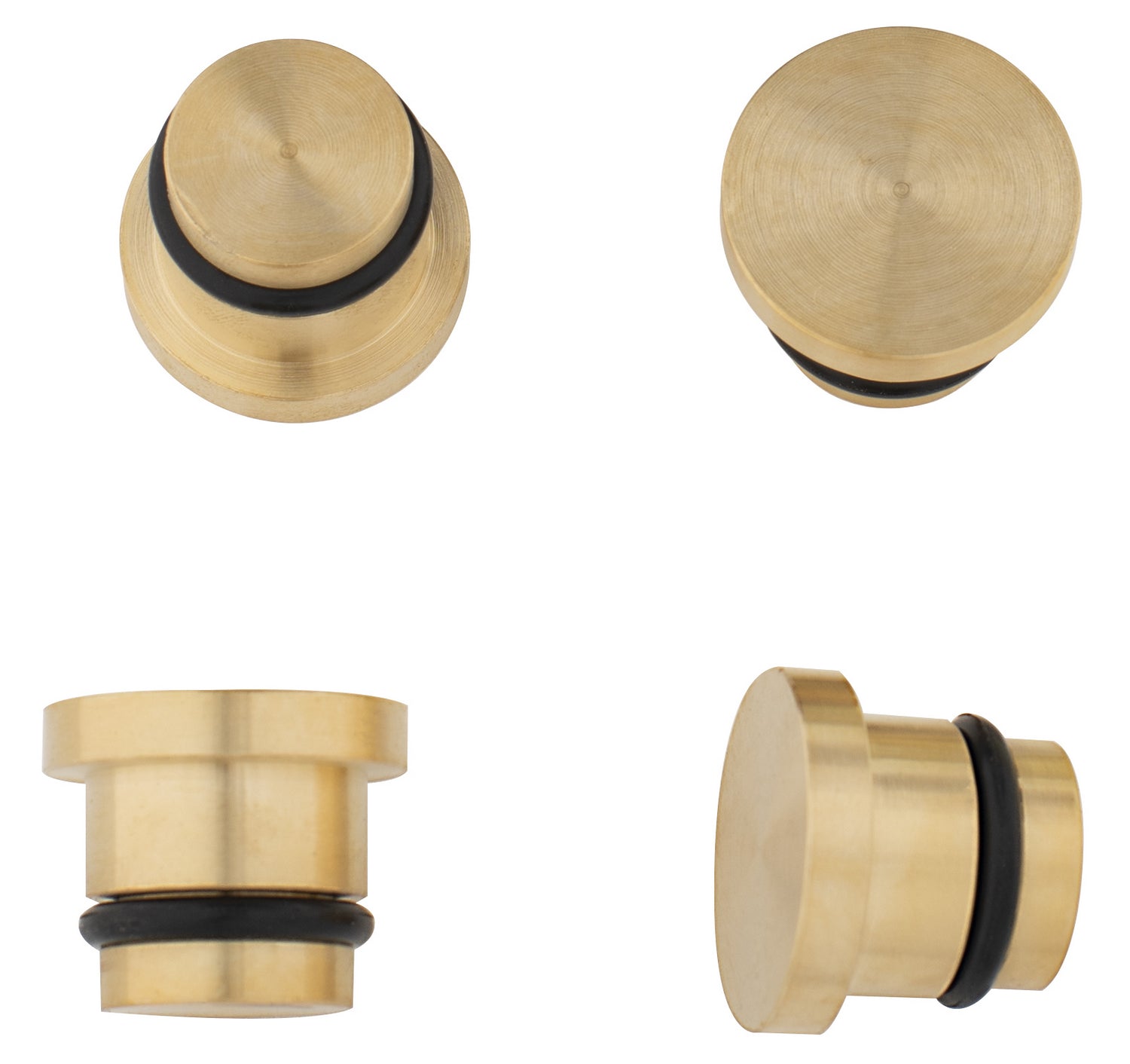 Nuevo - HGDA626 - Occasional Bench - Stacking Brass Cap - Brass