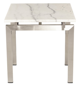 Nuevo - HGNA124 - Side Table - Louve - White