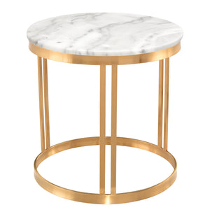 Nuevo - HGNA424 - Side Table - Nicola - White