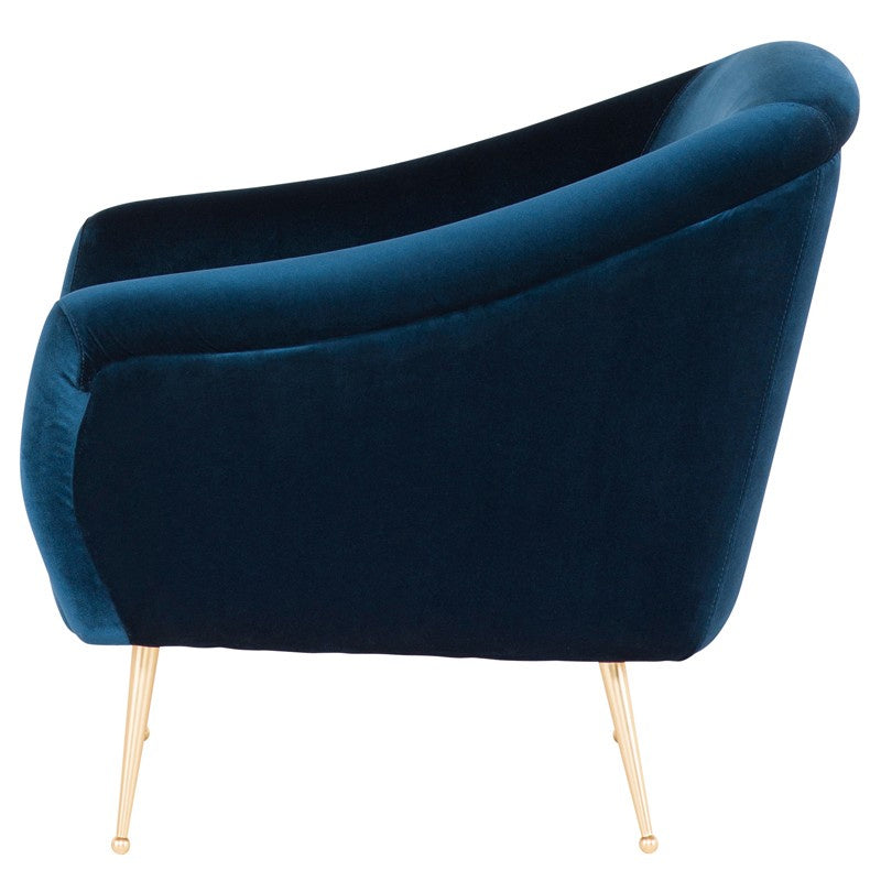 Nuevo - HGSC287 - Occasional Chair - Lucie - Midnight Blue