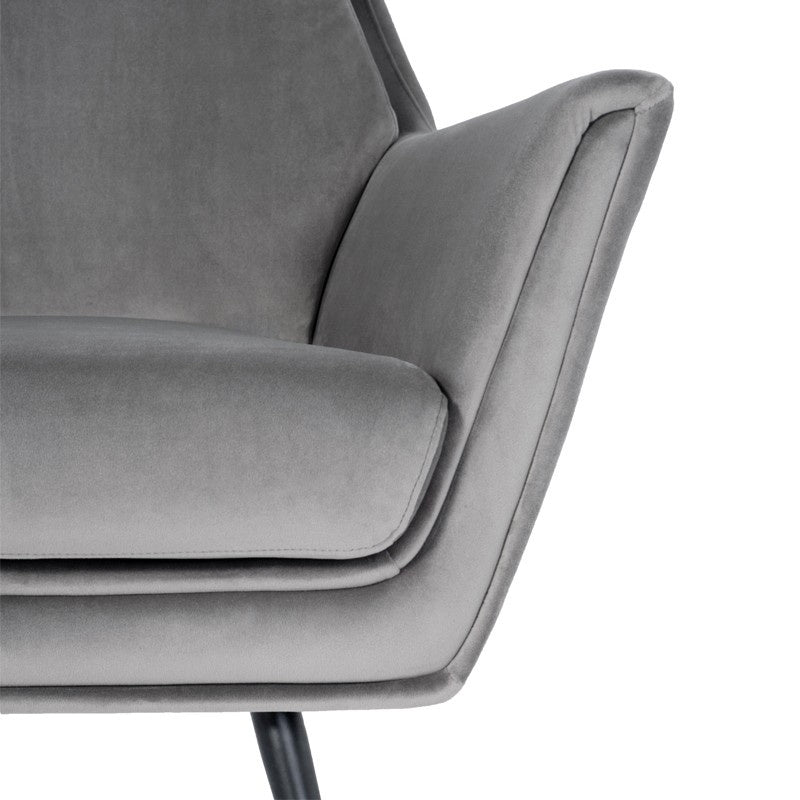 Nuevo - HGSC320 - Occasional Chair - Vanessa - Smoke Grey