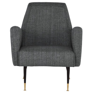 Nuevo - HGSC366 - Occasional Chair - Victor - Dark Grey Tweed