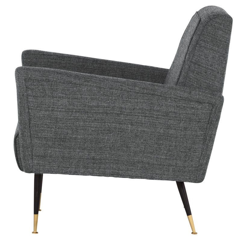 Nuevo - HGSC366 - Occasional Chair - Victor - Dark Grey Tweed