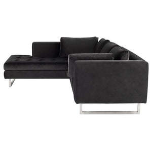 Nuevo - HGSC378 - Sectional - Janis - Shadow Grey