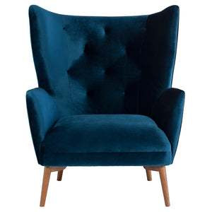 Nuevo - HGSC382 - Occasional Chair - Klara - Midnight Blue