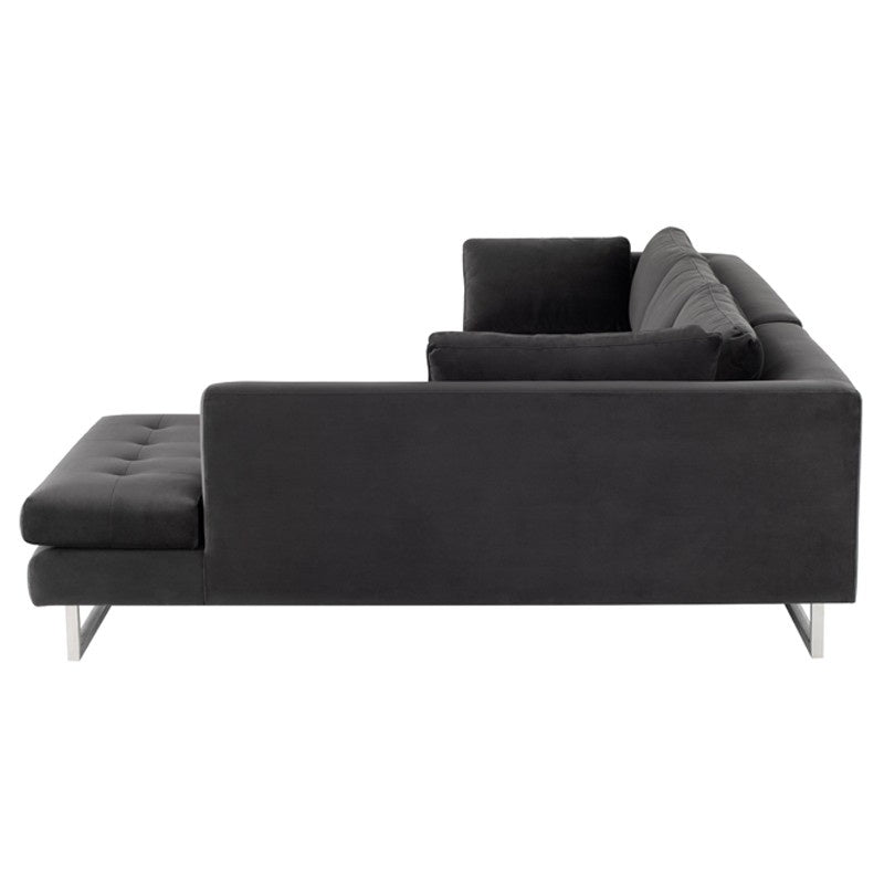 Nuevo - HGSC386 - Sectional - Janis - Shadow Grey