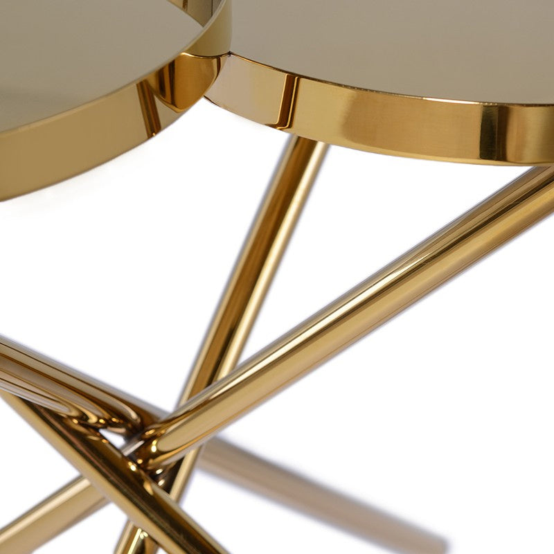 Nuevo - HGSX399 - Side Table - Olivia - Gold