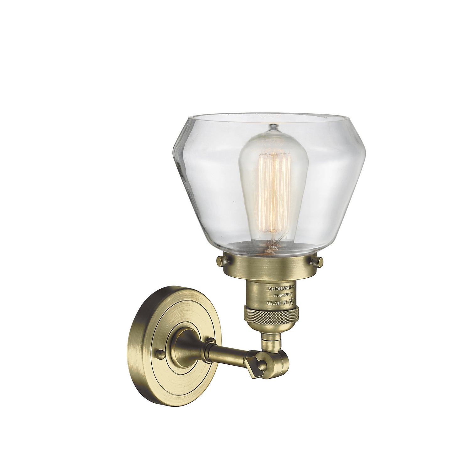 Innovations - 203-AB-G172-LED - LED Wall Sconce - Franklin Restoration - Antique Brass