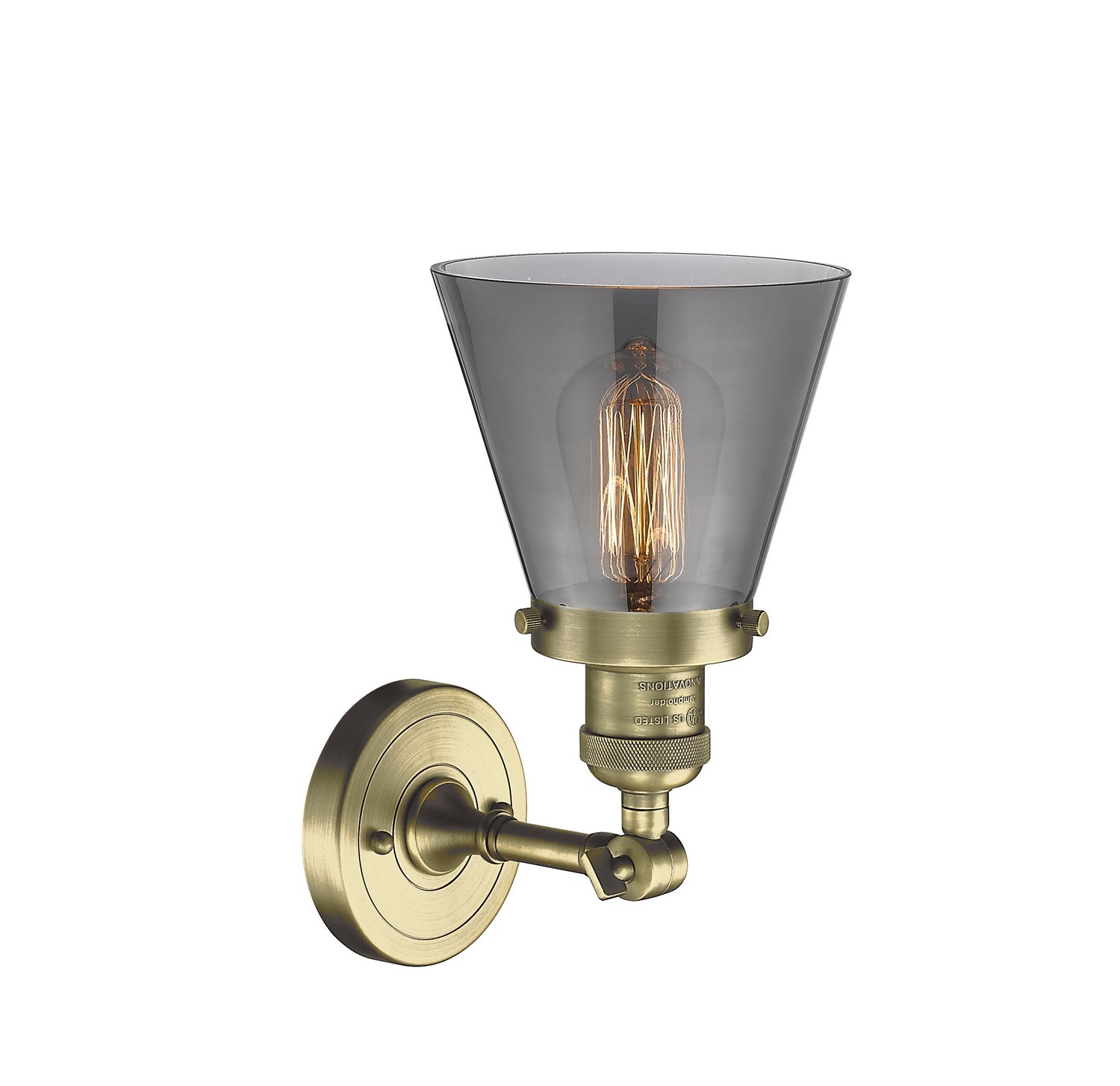 Innovations - 203-AB-G63-LED - LED Wall Sconce - Franklin Restoration - Antique Brass