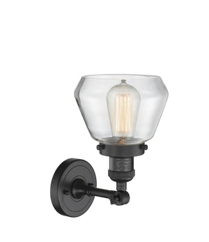 Innovations - 203-BK-G172 - One Light Wall Sconce - Franklin Restoration - Matte Black