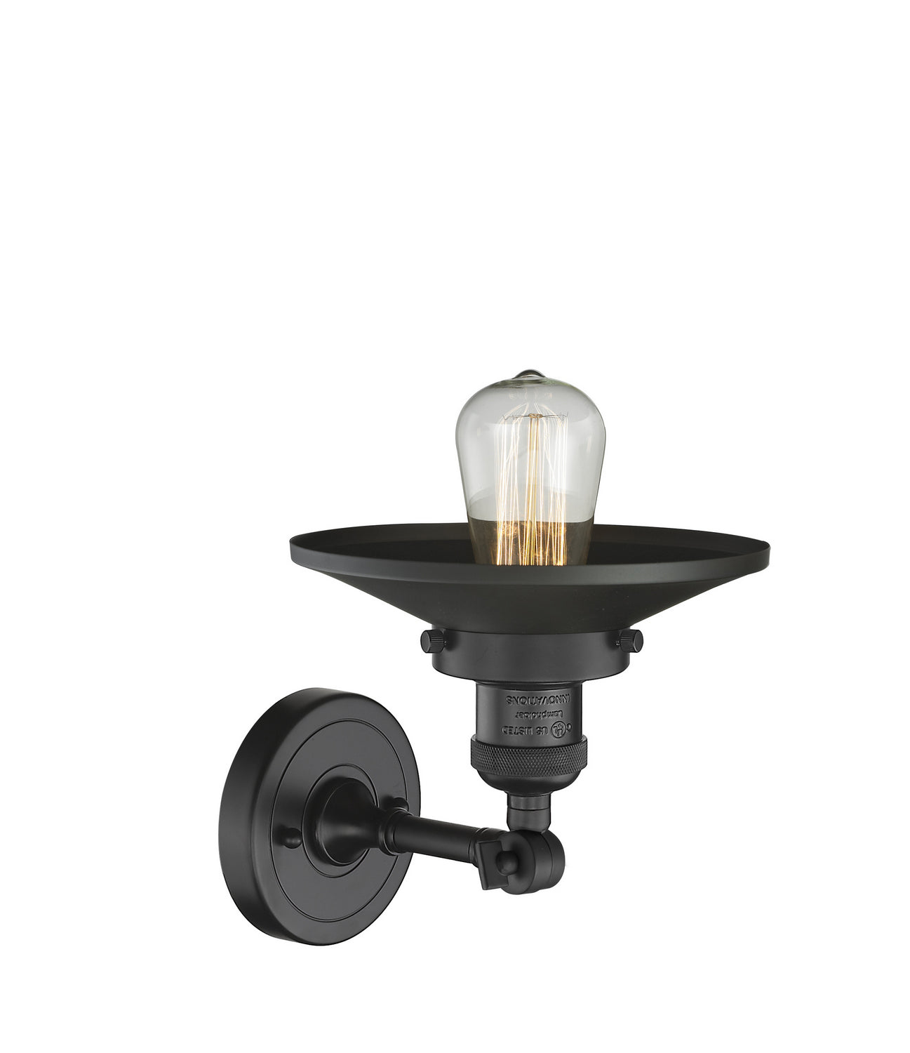 Innovations - 203-BK-M6-LED - LED Wall Sconce - Franklin Restoration - Matte Black