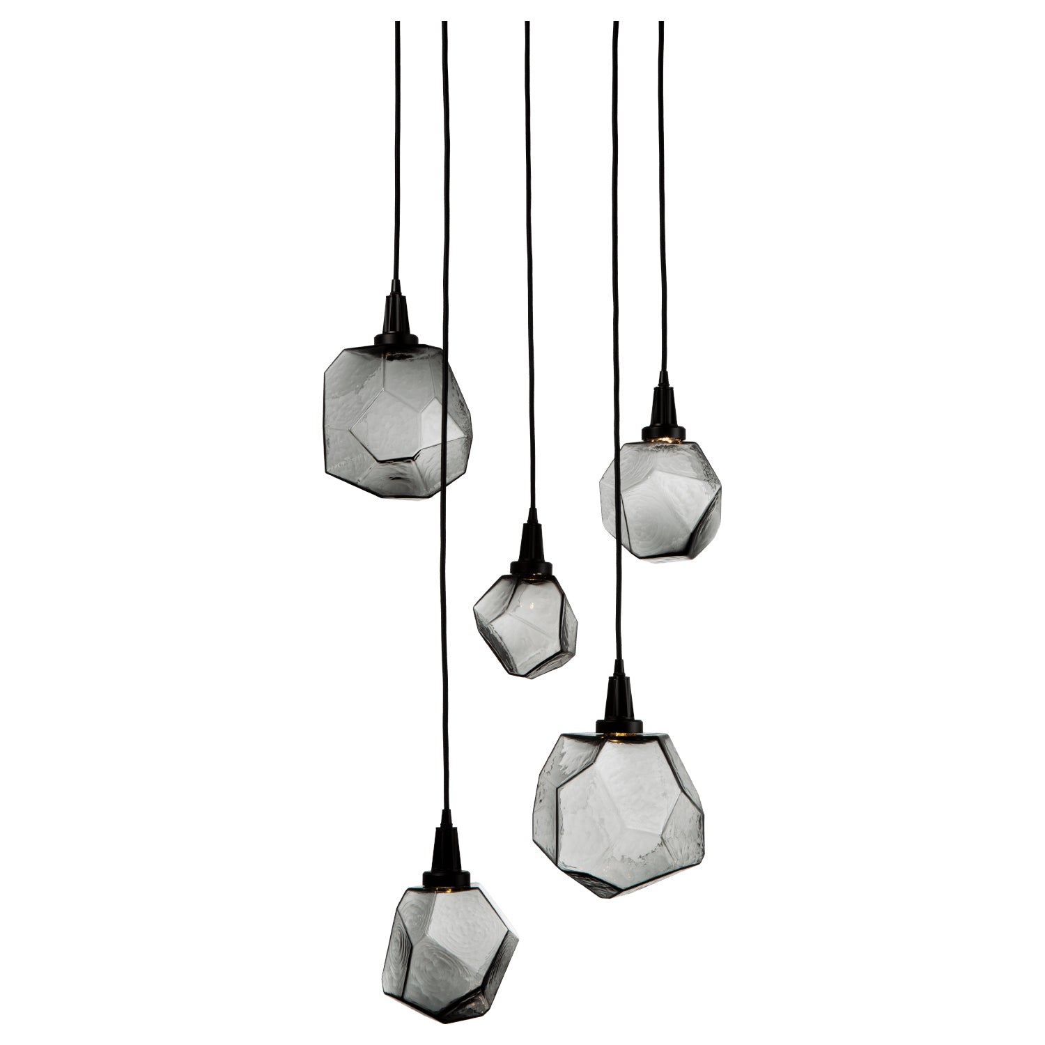Hammerton Studio - CHB0039-05-MB-S-C01-L1 - LED Pendant - Gem - Matte Black