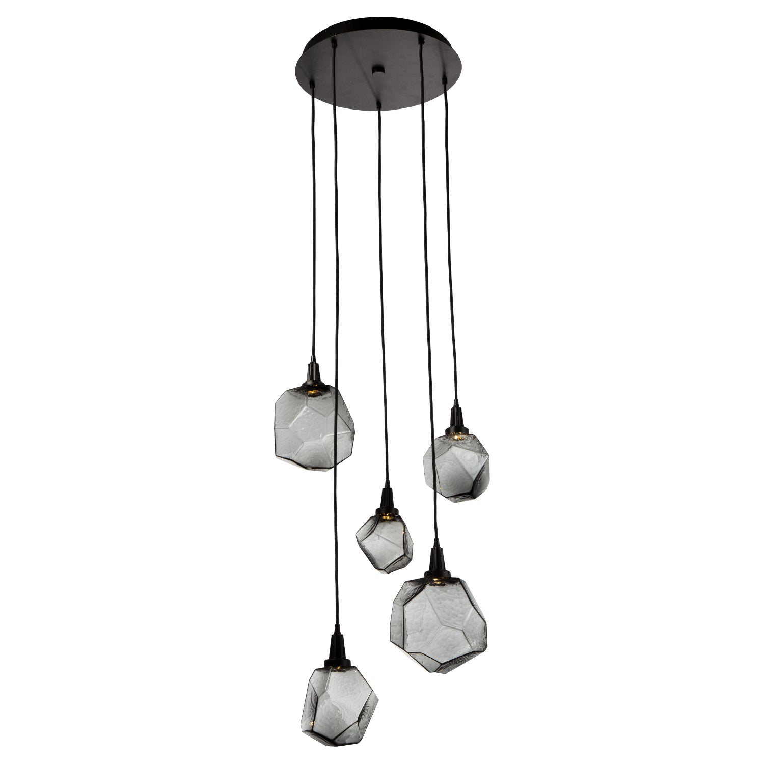 Hammerton Studio - CHB0039-05-MB-S-C01-L1 - LED Pendant - Gem - Matte Black